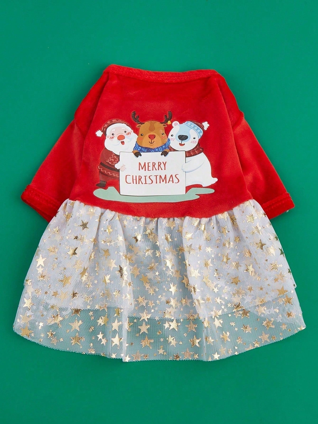 Christmas Pet Dress for Dogs & Cats – Snowman, Reindeer & Bell