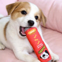 Potato Chip Plush Dog Toy with Squeaker | Interactive Chew Toy for Puppies & Small Dogs (set of 2 pieces))