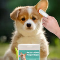 50pcs Pet Ear Cleaning Wipes | Coconut Scent for Dogs & Cats