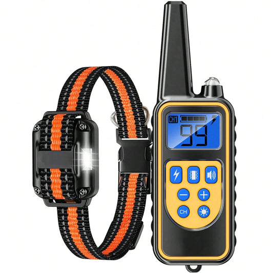 2600ft Remote Dog Training Collar | Waterproof & Rechargeable