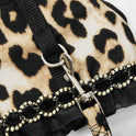 Leopard Print Cat & Dog Collar and Leash Set – Fashionable Pet Walking Set