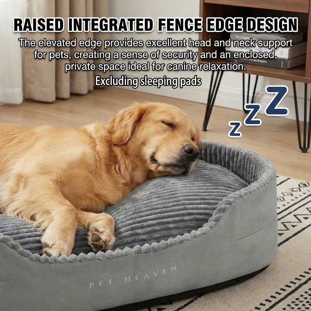 High-Cushion Pet Sofa Bed – Washable Non-Slip Bed for Cats and Small to Large Dogs
