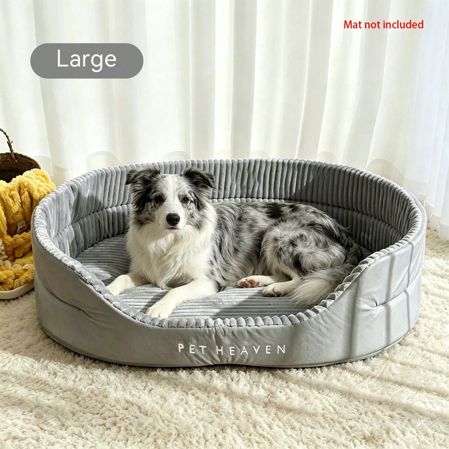 High-Cushion Pet Sofa Bed – Washable Non-Slip Bed for Cats and Small to Large Dogs