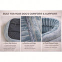 High-Cushion Pet Sofa Bed – Washable Non-Slip Bed for Cats and Small to Large Dogs