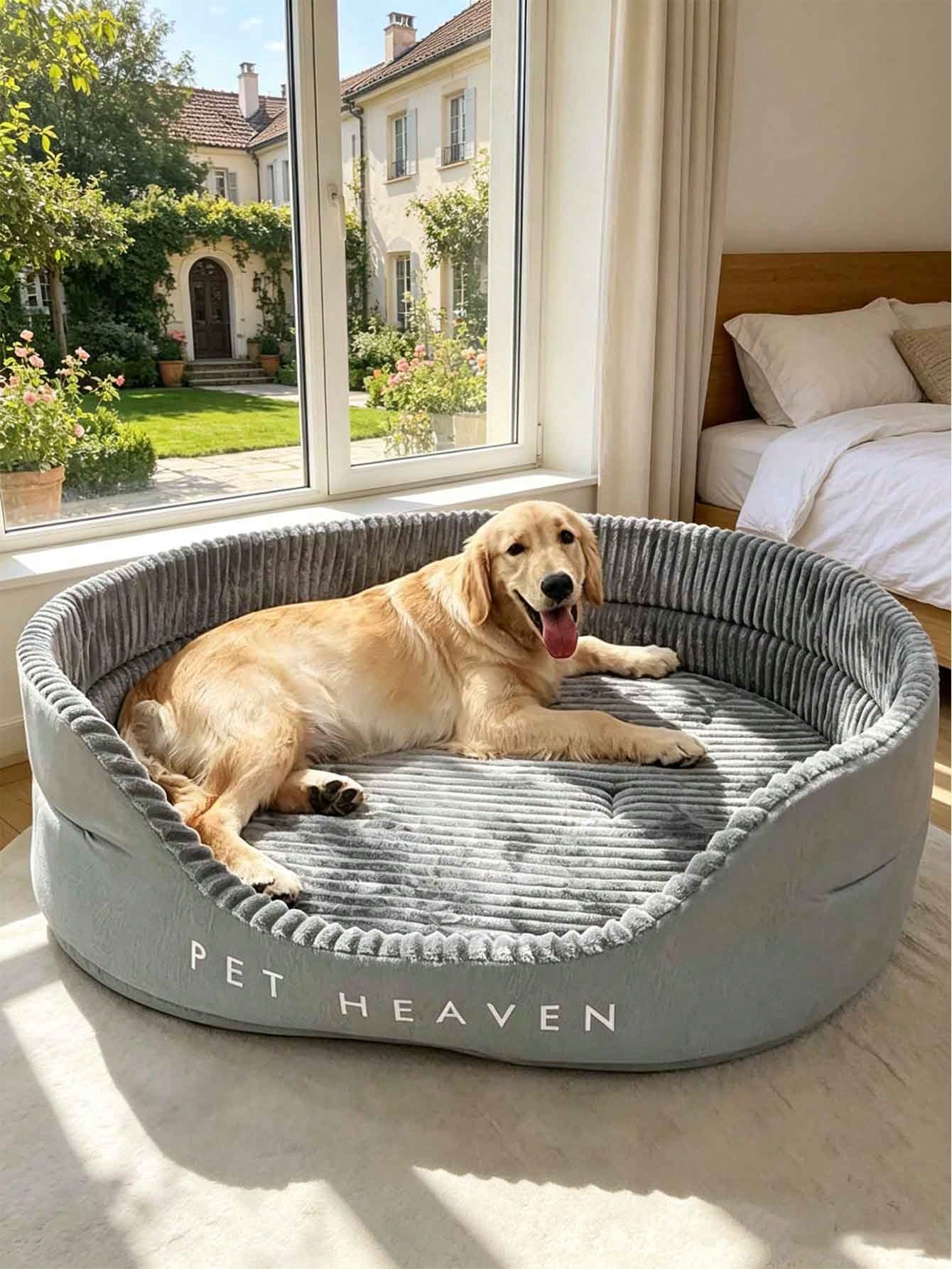 High-Cushion Pet Sofa Bed – Washable Non-Slip Bed for Cats and Small to Large Dogs