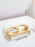 Tilted Stainless Steel Pet Bowl with Stand | Anti-Spill Cat & Dog Feeder