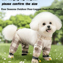 Small Dog Protective Pants with Paw Shoes – Waterproof Outdoor Set