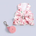 Princess Style Pet Dress with Leash – Cute Cat & Dog Walking Harness