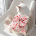 Princess Style Pet Dress with Leash – Cute Cat & Dog Walking Harness