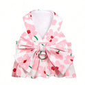 Princess Style Pet Dress with Leash – Cute Cat & Dog Walking Harness