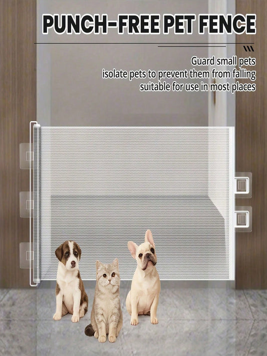 Scalable Pet Safety Gate – Indoor & Outdoor Puppy and Cat Fence