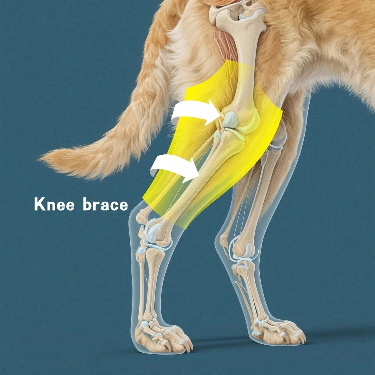 Adjustable Dog Knee Braces – Dual-Leg Support for Dogs