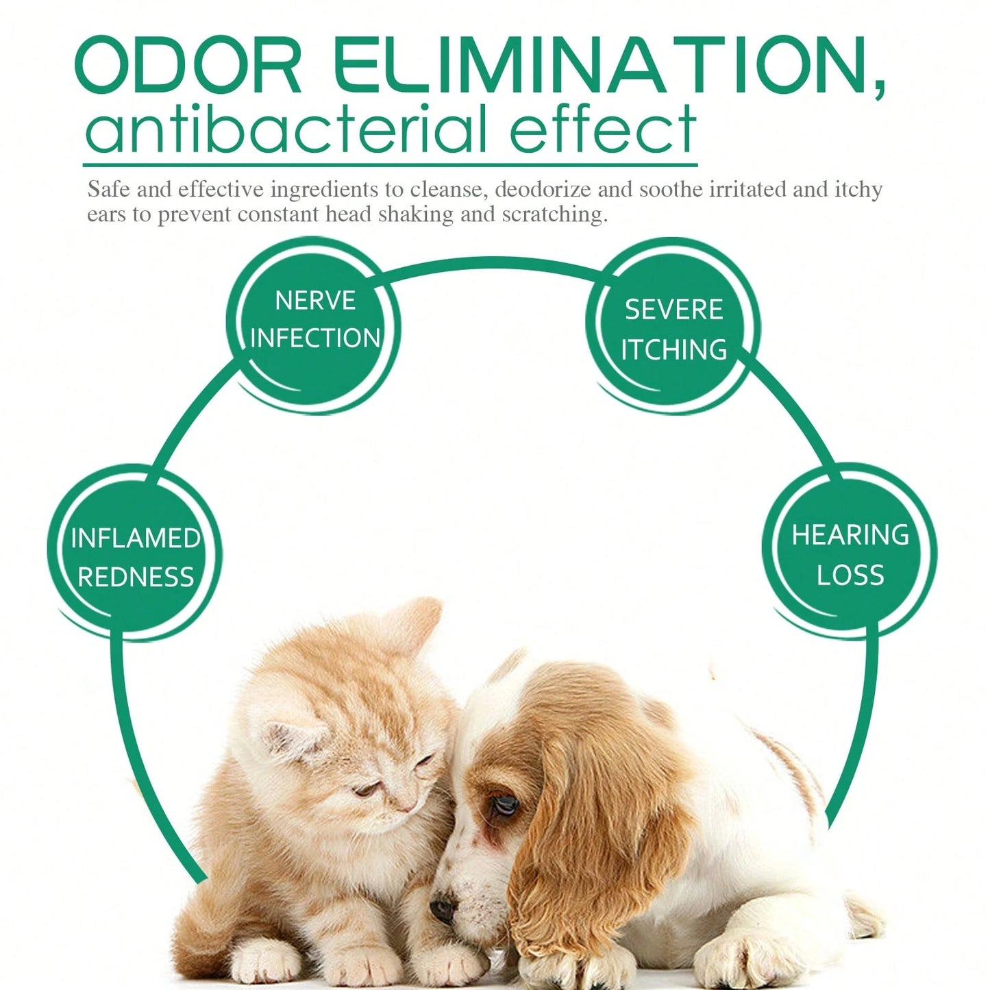 Pet Ear Drops for Cats & Dogs | Gentle Ear Cleaning Solution