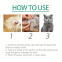 Pet Ear Drops for Cats & Dogs | Gentle Ear Cleaning Solution