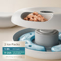 ROJECO 6-Meal Automatic Pet Feeder with Ice Packs for Cats & Dogs