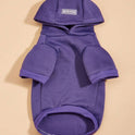 Purple Fleece Pet Hoodie – Warm Coat for Dogs & Cats