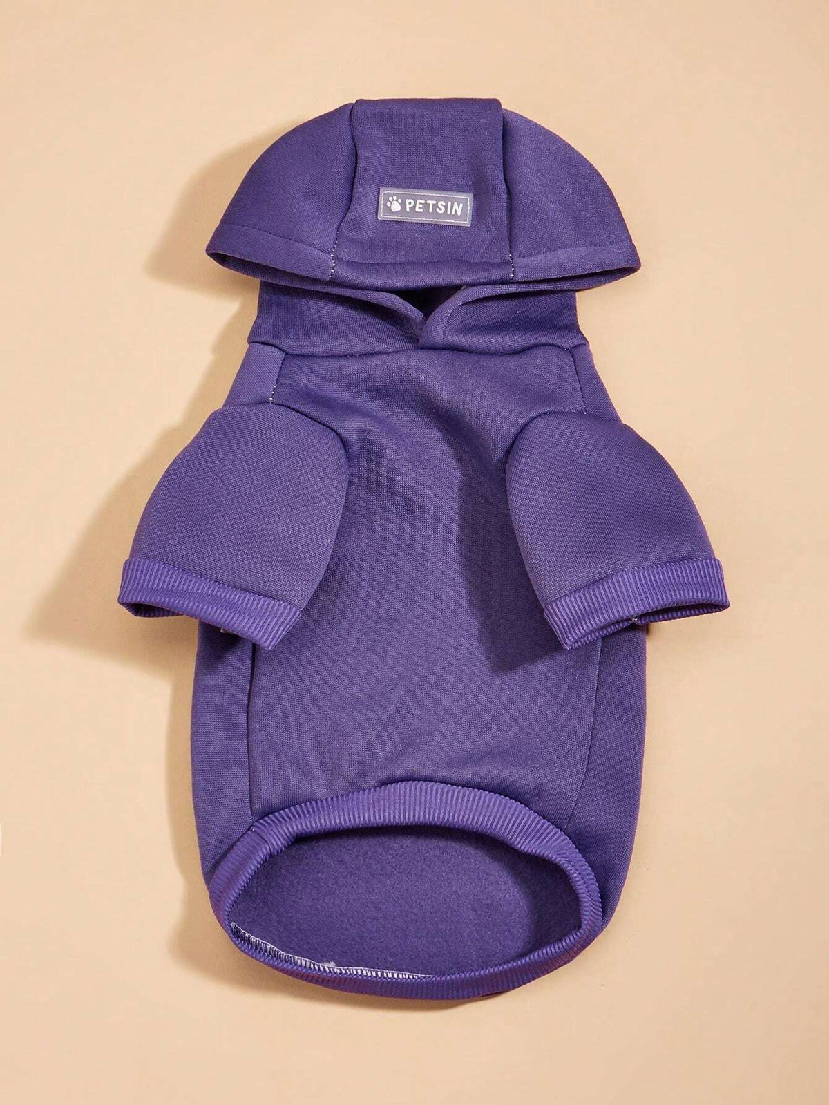 Purple Fleece Pet Hoodie – Warm Coat for Dogs & Cats