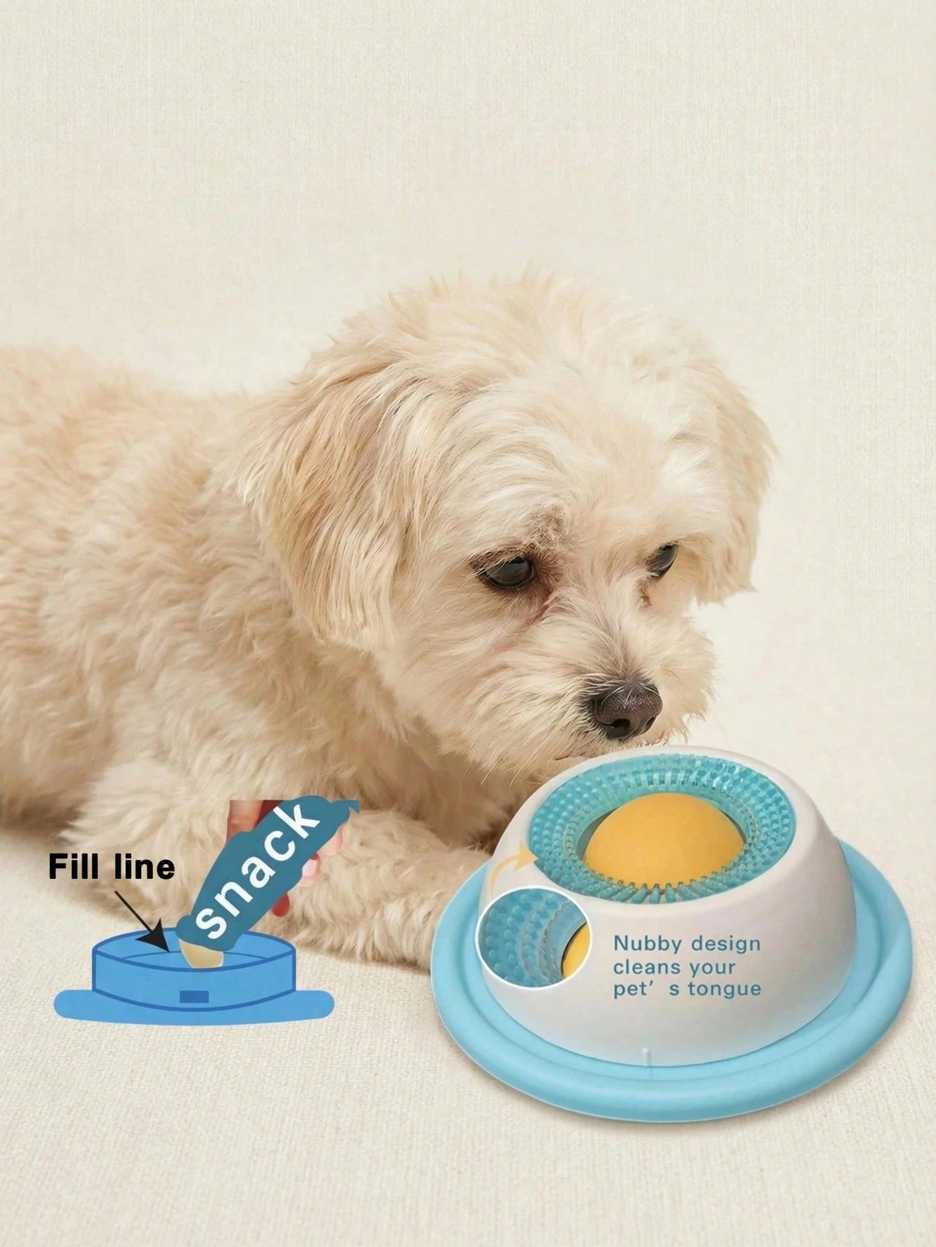 Interactive Slow Feeder Dog & Cat Bowl | Lick Mat for Healthy Eating