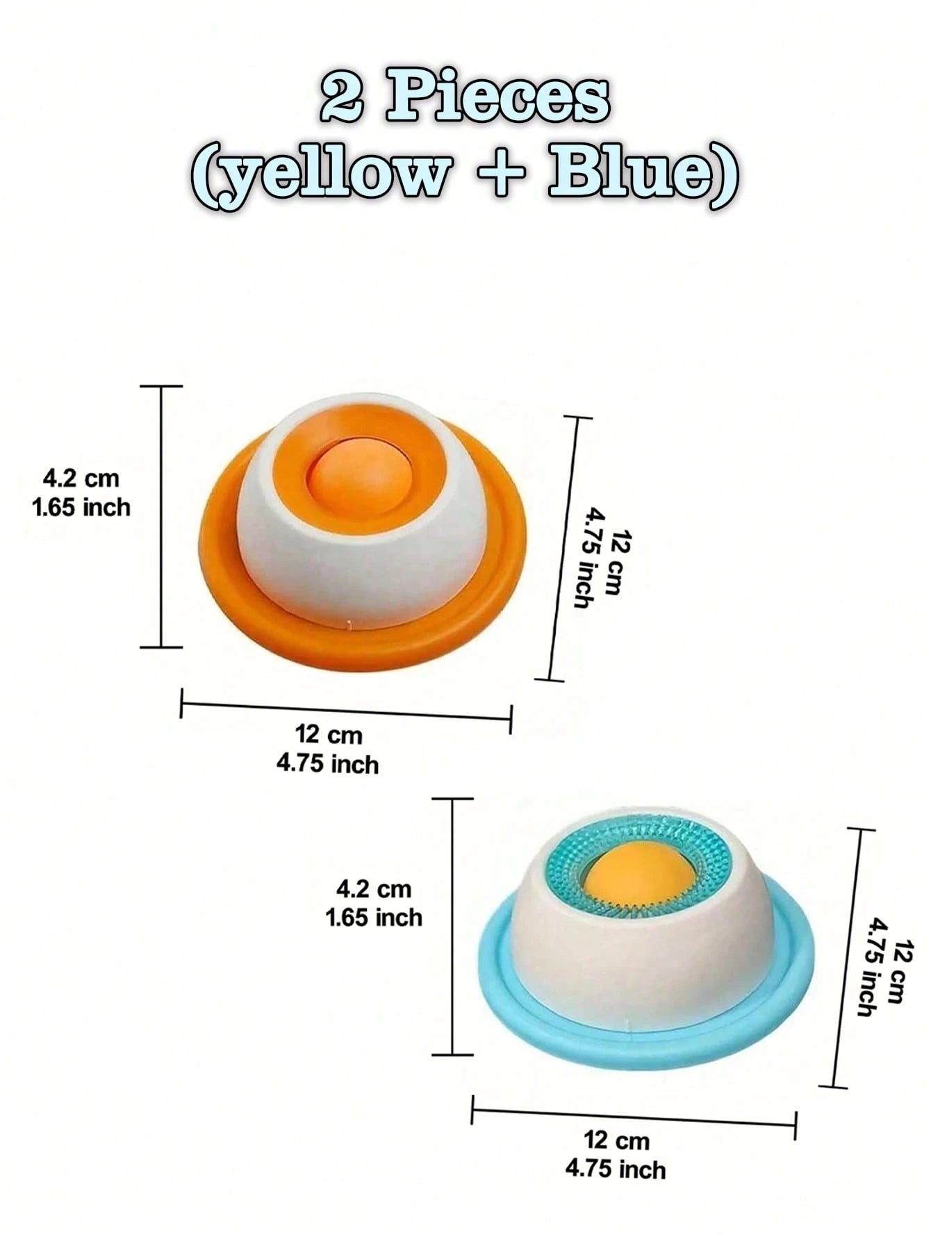 Interactive Slow Feeder Dog & Cat Bowl | Lick Mat for Healthy Eating