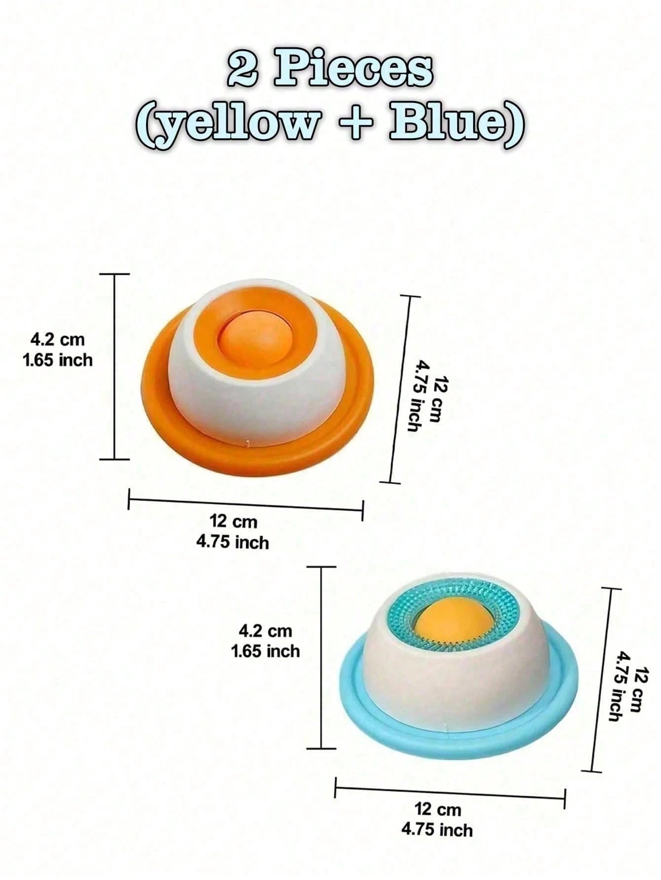 Interactive Slow Feeder Dog & Cat Bowl | Lick Mat for Healthy Eating