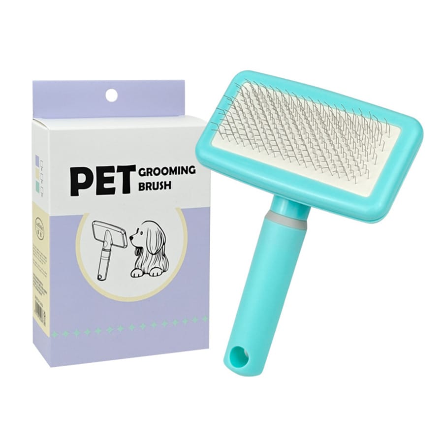 Pet Deshedding Brush for Cats & Dogs | Grooming & Loose Hair Remover