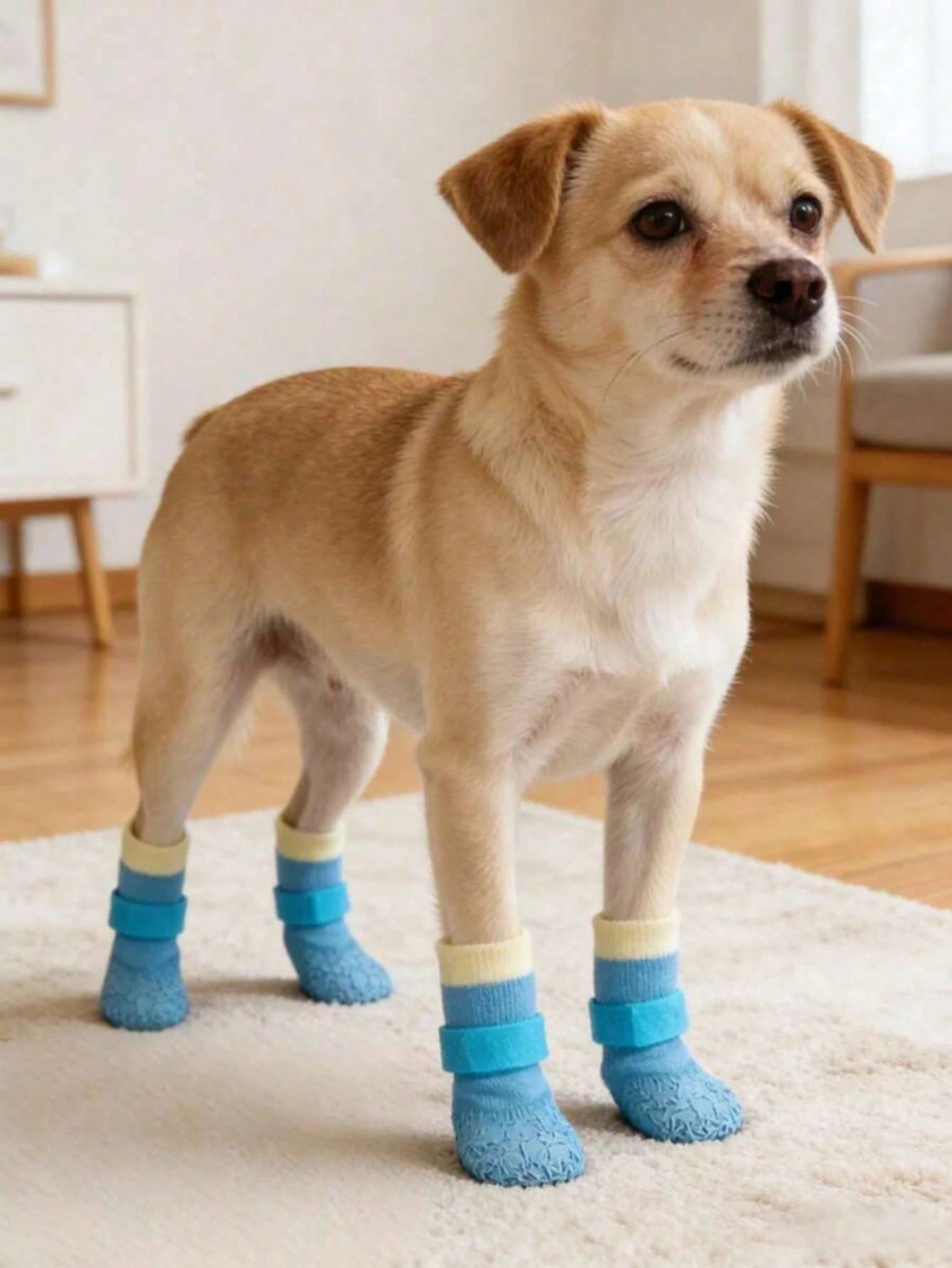 Dog Rain Boots – Waterproof Non-Slip Paw Protection Shoes | 2 Pairs