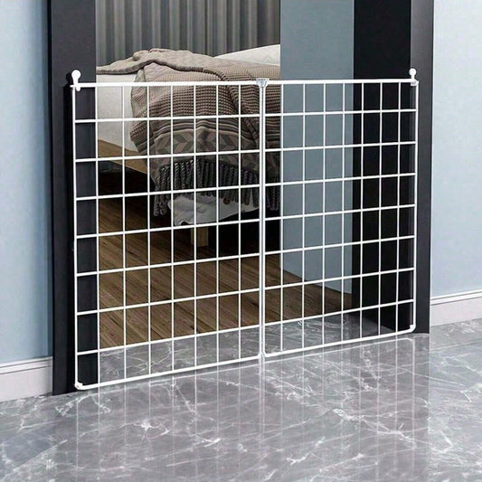 Pet Safety Fence Gate – No-Drill Indoor Dog & Cat Barrier