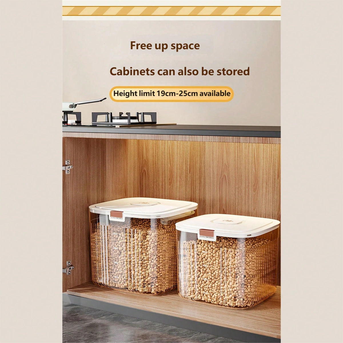 Pet Food Storage Container – Airtight Dry Food & Treats Container