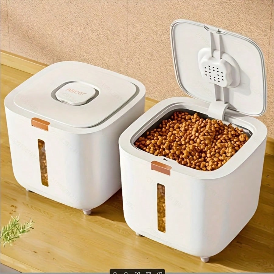 Airtight Pet Food Storage Container – Moisture & Pest-Proof Dog & Cat Food Bin