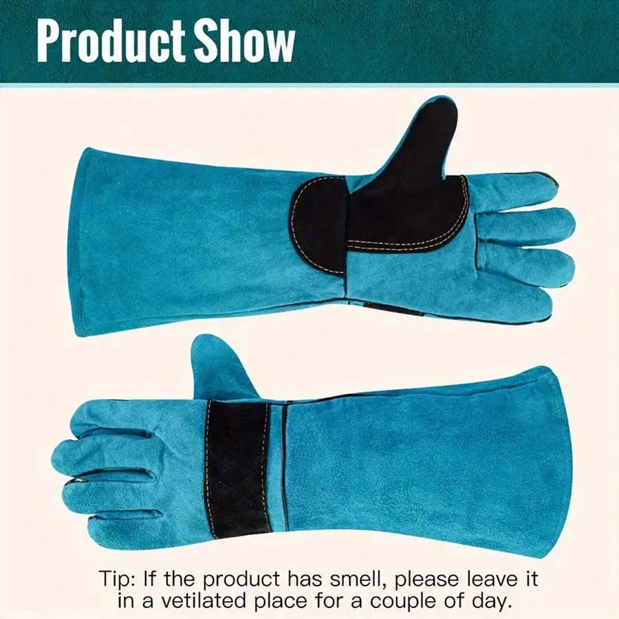 Bite & Scratch Resistant Animal Handling Gloves | Heavy-Duty Protective Gloves