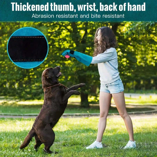 Bite & Scratch Resistant Animal Handling Gloves | Heavy-Duty Protective Gloves