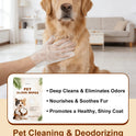 Pet Deodorizing Glove Wipes – Coconut Scent for Dogs & Cats