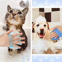 9-Piece Dog Grooming Kit with Self-Cleaning Slicker Brush, Nail Clippers & Deshedding Tools