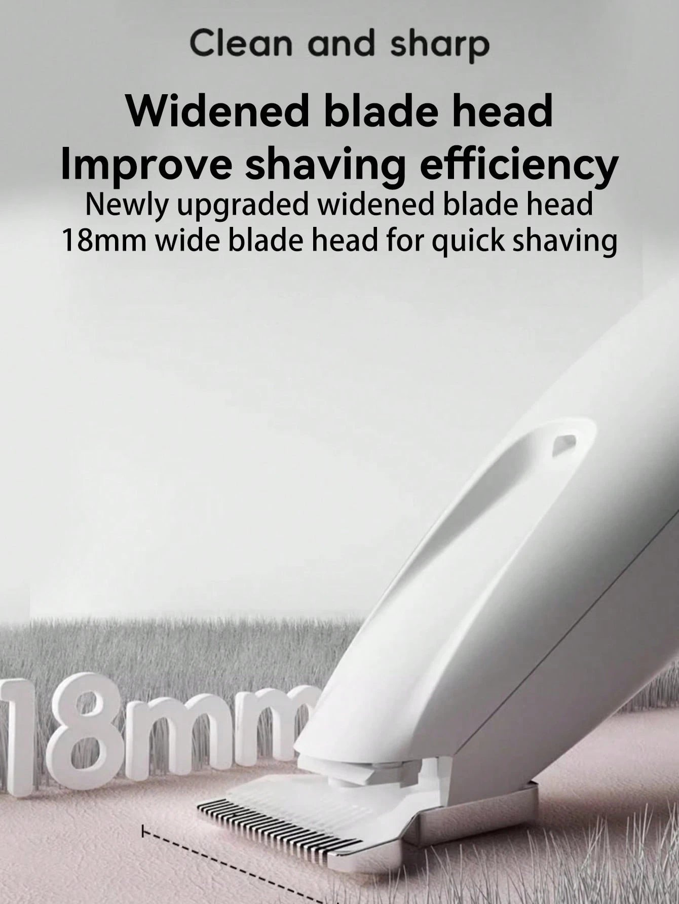 USB Rechargeable LED Pet Paw Trimmer for Dogs & Cats | Low Noise Grooming Clipper