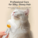 ROJECO Electric Steam Pet Brush with Water Spray for Dogs & Cats