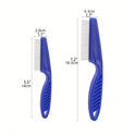 Pet Grooming Comb Set | Dog & Cat Hair Care Brushes (Set of 2 - Big & Small)