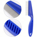Pet Grooming Comb Set | Dog & Cat Hair Care Brushes (Set of 2 - Big & Small)
