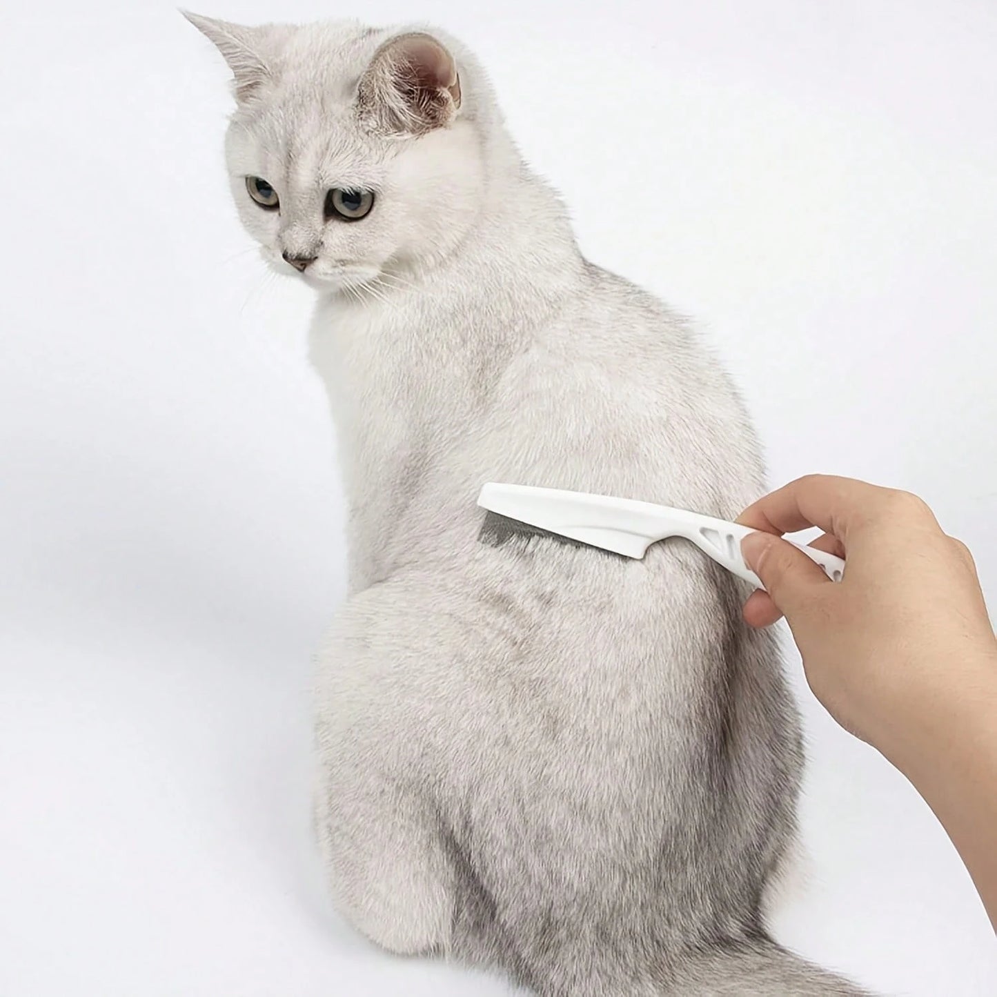 Pet Grooming Comb Set | Dog & Cat Hair Care Brushes (Set of 2 - Big & Small)