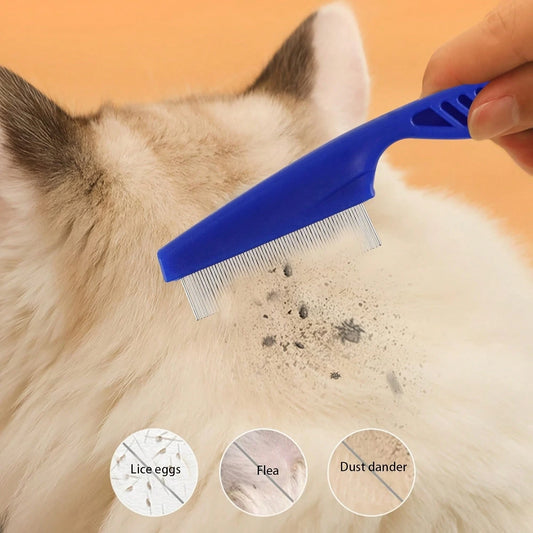 Pet Grooming Comb Set | Dog & Cat Hair Care Brushes (Set of 2 - Big & Small)