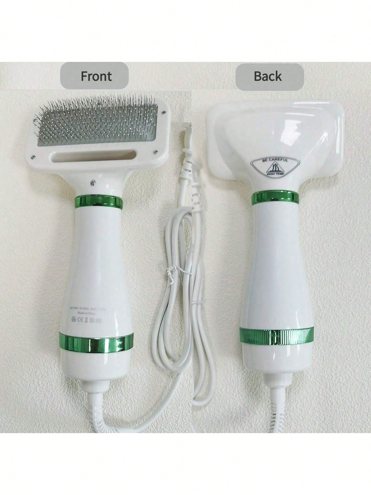 2-in-1 Pet Dryer & Grooming Brush for Dogs & Cats