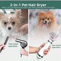 2-in-1 Pet Dryer & Grooming Brush for Dogs & Cats