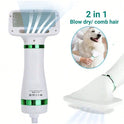 2-in-1 Pet Dryer & Grooming Brush for Dogs & Cats