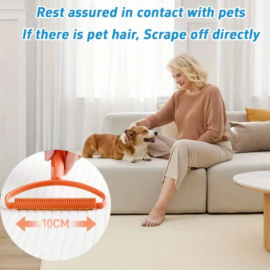 Portable Pet Hair Remover | Reusable Lint Roller for Furniture & Carpets