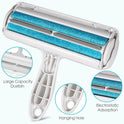 Self-Cleaning Pet Hair Remover Roller | Reusable Fur Lint Roller for Furniture & Clothes