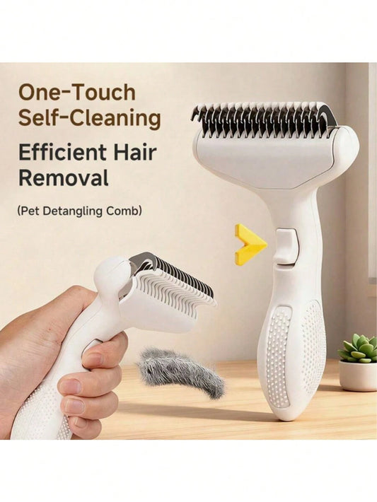 Pet Detangling Comb – Grooming & Massage Brush for Dogs & Cats