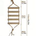 Hanging Sisal Cat Climbing Ladder – Wall-Mounted Scratching & Climbing Toy