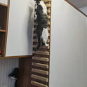 Hanging Sisal Cat Climbing Ladder – Wall-Mounted Scratching & Climbing Toy