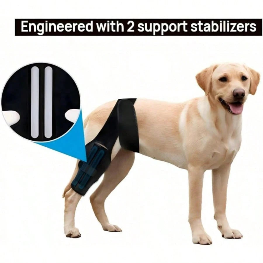 Adjustable Dog Knee Brace – Rear Leg Support for Large Dogs