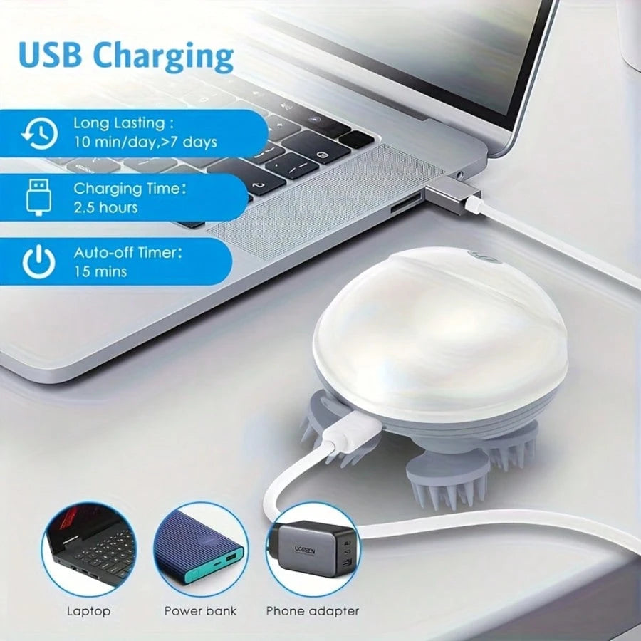 Electric Pet Massage Tool | USB Rechargeable Dog & Cat Massager