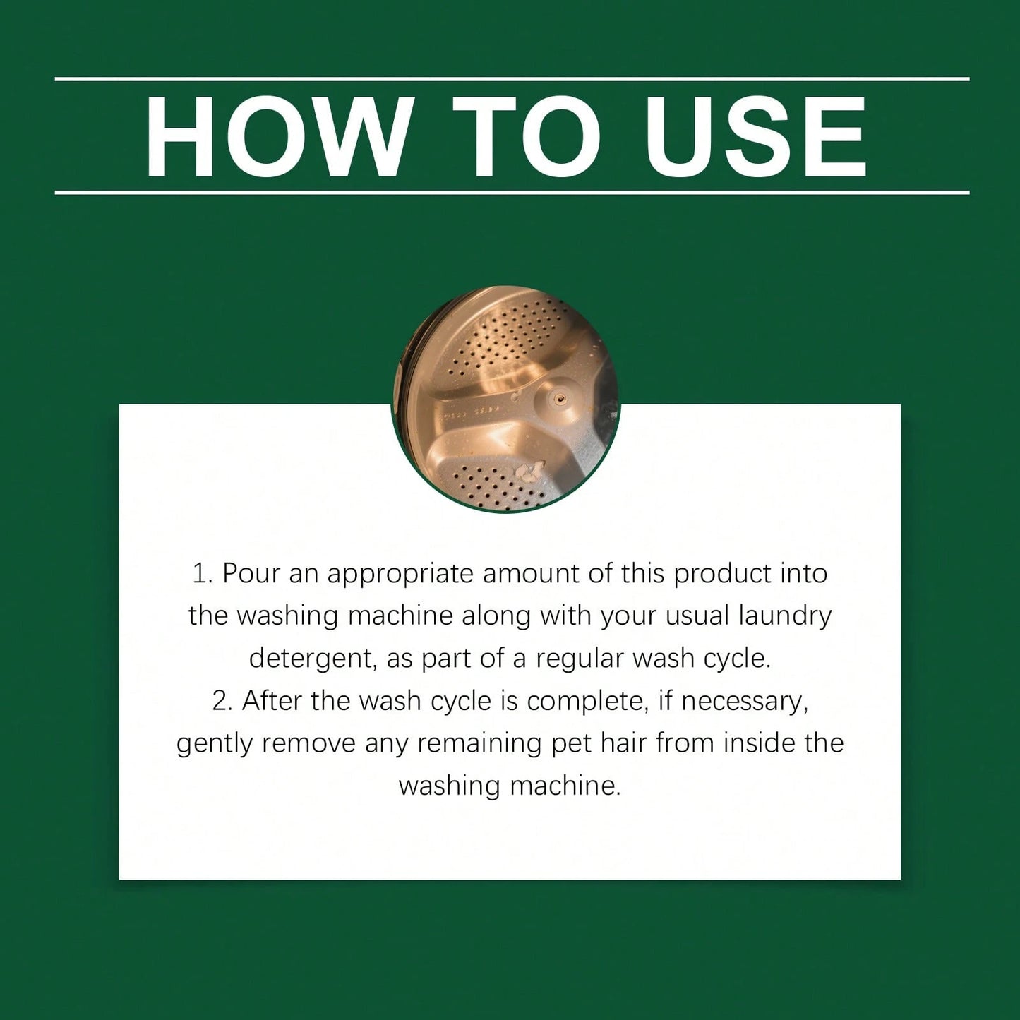 Pet Hair Remover Laundry Powder – Dog & Cat Fur & Stain Cleaner